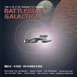Battlestar Galactica: The A to Z of Fantasy TV Themes Soundtrack (Various Artists) - CD cover