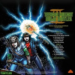 Teenage Mutant Ninja Turtles III Colonna sonora (John Du Prez) - Copertina posteriore CD