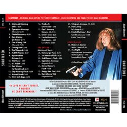 Shattered Soundtrack (Alan Silvestri) - CD Back cover