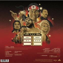 Bloodsport Ścieżka dźwiękowa (Paul Hertzog) - Tylna strona okladki plyty CD