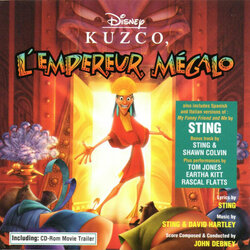 Kuzco, L'Empereur Mgalo Soundtrack (John Debney, David Hartley) - CD cover