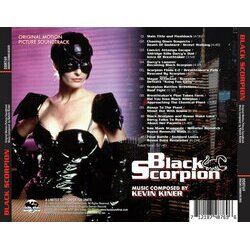 Black Scorpion サウンドトラック (Kevin Kiner) - CD裏表紙