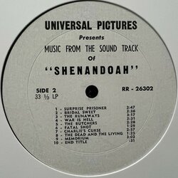 Shenandoah Ścieżka dźwiękowa (Joseph Gershenson) - Tylna strona okladki plyty CD