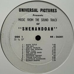 Shenandoah Colonna sonora (Joseph Gershenson) - Copertina del CD