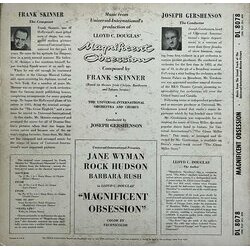 Magnificent Obsession Bande Originale (Frank Skinner) - CD Arrière