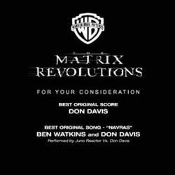 The Matrix Revolutions Trilha sonora (Don Davis) - capa de CD