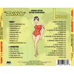 Dino / I, Mobster Ścieżka dźwiękowa (Gerald Fried) - Tylna strona okladki plyty CD