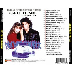 Catch Me If You Can Ścieżka dźwiękowa ( Tangerine Dream) - Tylna strona okladki plyty CD