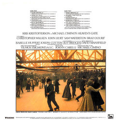 Heaven's Gate Soundtrack (David Mansfield) - CD Back cover