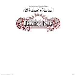 Heaven's Gate Trilha sonora (David Mansfield) - capa de CD