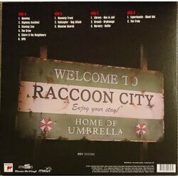 Resident Evil: Welcome to Raccoon City サウンドトラック (Mark Korven) - CD裏表紙