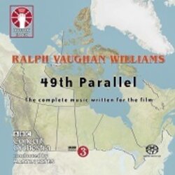 49th Parallel: the complete music written for the film Ścieżka dźwiękowa (Ralph Vaughan Williams) - Okładka CD