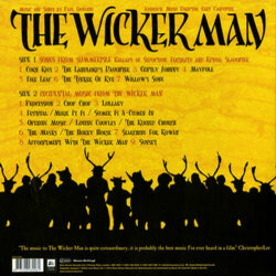 The Wicker Man Soundtrack (Paul Giovanni) - CD Back cover