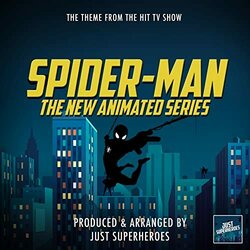 Spider-Man: The New Animated Series Main Theme Soundtrack (Just Superheroes) - CD cover