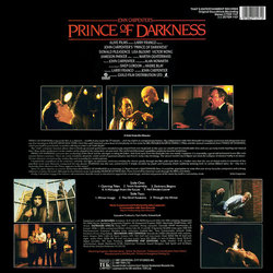 Prince of Darkness Ścieżka dźwiękowa (John Carpenter, Alan Howarth) - Tylna strona okladki plyty CD