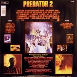 Predator 2 Soundtrack (Alan Silvestri) - CD Back cover