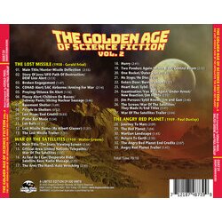 The Golden Age Of Science Fiction - Vol. 2 Ścieżka dźwiękowa (Paul Dunlap, Gerald Fried, Walter Greene) - Tylna strona okladki plyty CD