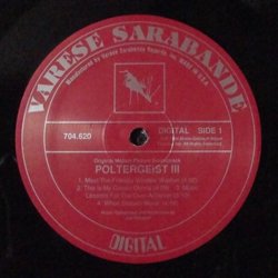 Poltergeist III サウンドトラック (Joe Renzetti) - CDインレイ
