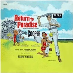 Return to Paradise Soundtrack (Dimitri Tiomkin) - CD cover