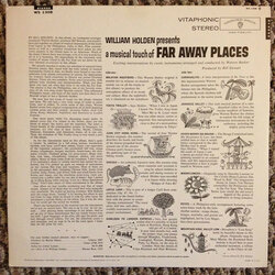 William Holden Presents A Musical Touch Of Faraway Places Soundtrack (Various Artists, Warren Barker) - CD Achterzijde