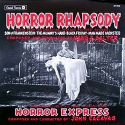 Horror Rhapsody / Horror Express Soundtrack (John Cacavas, Hans J. Salter) - CD cover