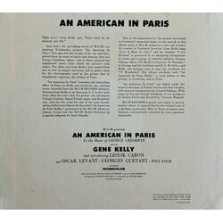 An American in Paris サウンドトラック (George Gershwin, Ira Gershwin) - CD裏表紙