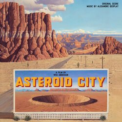 Asteroid City Trilha sonora (Alexandre Desplat) - capa de CD