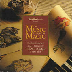 The Music Behind The Magic Soundtrack (Howard Ashman, Alan Menken, Tim Rice) - CD cover