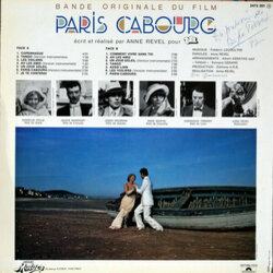 Paris - Cabourg 声带 (Frdric Lecoultre) - CD后盖