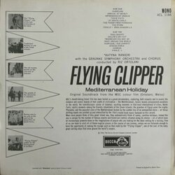 Flying Clipper Soundtrack (Riz Ortolani) - CD Back cover