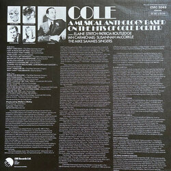 Cole: A Musical Anthology Based On The Hits Of Cole Porter Ścieżka dźwiękowa (Cole Porter) - Tylna strona okladki plyty CD