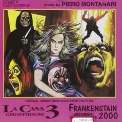 La Casa 3 - Ghosthouse / Frankenstein 2000 Ścieżka dźwiękowa (Piero Montanari) - Okładka CD