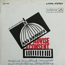 Advise & Consent Soundtrack (Jerry Fielding) - CD cover