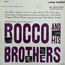 Rocco And His Brothers Ścieżka dźwiękowa (Nino Rota) - Okładka CD