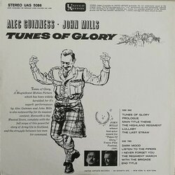 Tunes of Glory サウンドトラック (Malcolm Arnold) - CD裏表紙