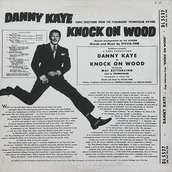 Knock On Wood Soundtrack (Sylvia Fine, Vic Schoen, Victor Young) - CD Back cover