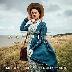 Sanditon - Vol 2 & 3 声带 ( 	Ruth Barrett 	, David Schweitzer, Jon Wygens) - CD封面