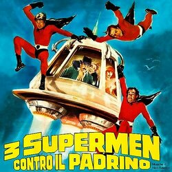3 Supermen contro il Padrino サウンドトラック (Nico Fidenco) - CDカバー