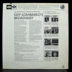 Guy Lombardo's Broadway Ścieżka dźwiękowa (Various Artists, Guy Lombardo) - Tylna strona okladki plyty CD