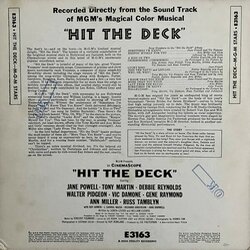 Hit The Deck Ścieżka dźwiękowa (Conrad Salinger, George Stoll, Robert Van Eps) - Tylna strona okladki plyty CD