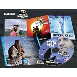 North Star / The Great Elephant Escape サウンドトラック (Bruce Rowland) - CDインレイ