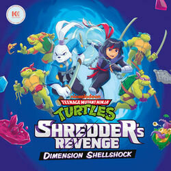 Teenage Mutant Ninja Turtles: Shredder's Revenge - Dimension Shellshock Trilha sonora (Tee Lopes) - capa de CD