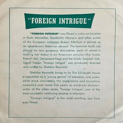 Foreign Intrigue Soundtrack (Paul Durand) - CD Trasero