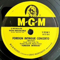 Foreign Intrigue Soundtrack (Paul Durand) - cd-inlay