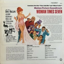 Woman Times Seven Soundtrack (Riz Ortolani) - CD Back cover