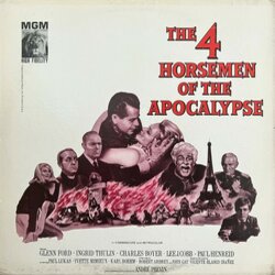 The 4 Horsemen of the Apocalypse Soundtrack (Andr Previn) - cd-inlay
