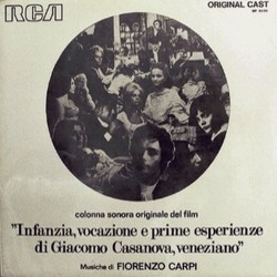 Infanzia, Vocazione e Prime Esperienze di Giacomo Casanova, Veneziano Colonna sonora (Fiorenzo Carpi) - Copertina del CD