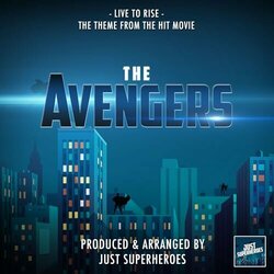 The Avengers: Live To Rise Trilha sonora (Just Superheroes) - capa de CD