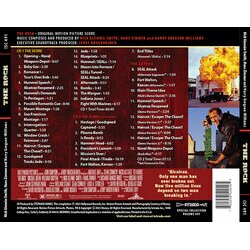 The Rock サウンドトラック (Nick Glennie-Smith, Harry Gregson-Williams, Hans Zimmer) - CD裏表紙