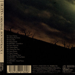 Blood+ Soundtrack (Mark Mancina) - CD Back cover